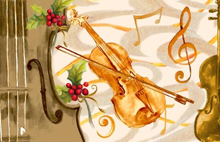 Christmas Music II by Janice Gaynor art print