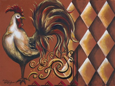Rules the Roosters I by Tiffany Hakimipour art print