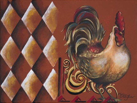 Rules the Roosters II by Tiffany Hakimipour art print