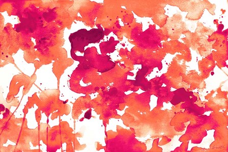 Splash of Pinks In Fall II by Lanie Loreth art print