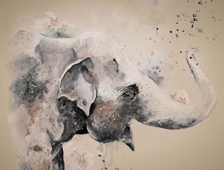 Sandstone Elephant by Patricia Pinto art print