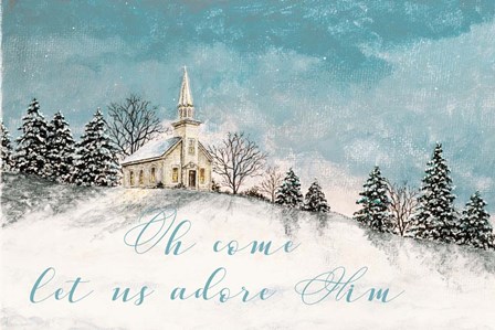 Let Us Adore Him by James Redding art print