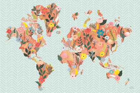 Wild Garden World by Laura Marshall art print