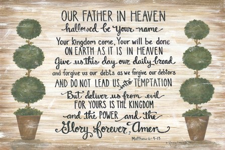 Our Father in Heaven by Annie Lapoint art print