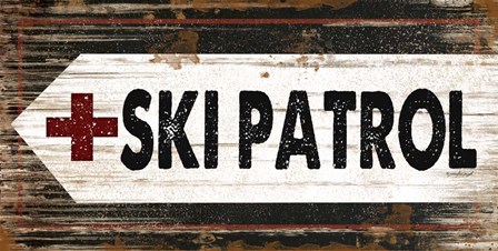 Ski Patrol by Jennifer Pugh art print