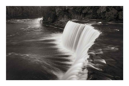 Tahquamenon Falls Michigan I BW by Alan Majchrowicz art print