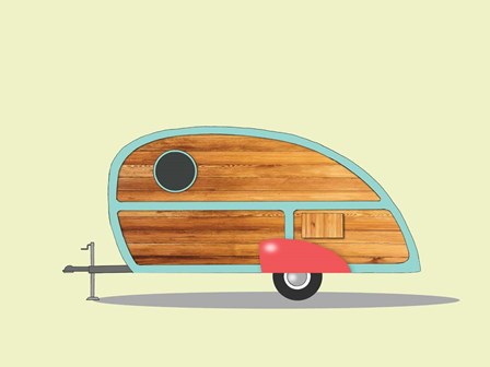 Teardrop Camper by Annie Bailey Art art print