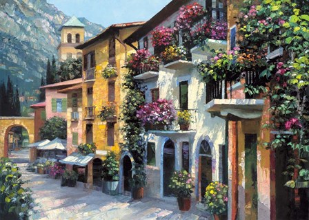 Village Hideaway by Howard Behrens art print