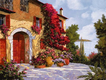 Bouganville by Guido Borelli art print