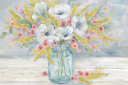 Farmhouse Bouquet by Cynthia Coulter art print