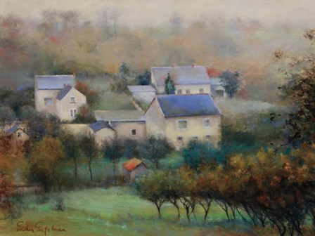 Countryside Hamlet by Esther Engelman art print