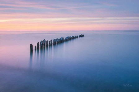 Lake Superior Old Pier IV by Alan Majchrowicz art print