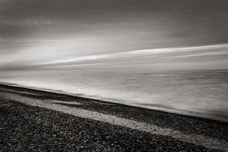 Lake Superior Beach III BW by Alan Majchrowicz art print