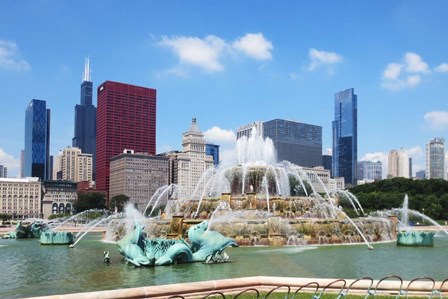 Buckingham Fountain by Jessica Levant art print