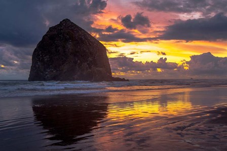 Cannon Beach Sunset by Tim Oldford art print