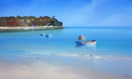 Low Tide Sorrento by Craig Trewin Penny art print