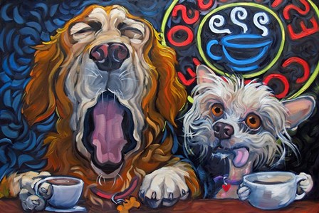 One Cup Shy by CR Townsend art print
