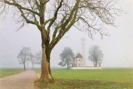 Pilgrimage Church of St. Coloman by Lars Van De Goor art print