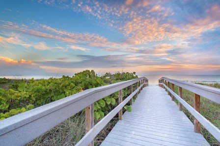 The Walk To Sunset Beach by Andrew Vernon art print