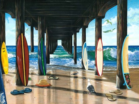 Pier Group by Scott Westmoreland art print