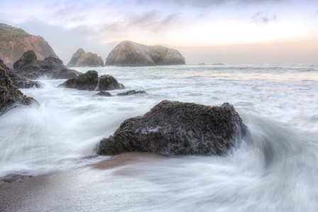 Crescent Beach Waves 2 by Alan Blaustein art print