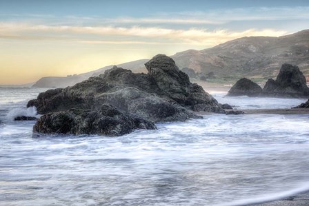 Crescent Beach Waves 4 by Alan Blaustein art print