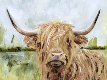 Highland Grazer I by Victoria Borges art print