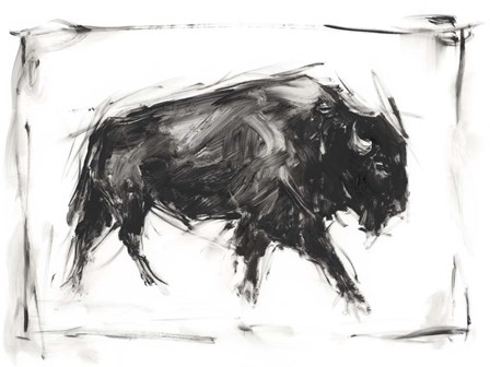Dynamic Bison I by Ethan Harper art print