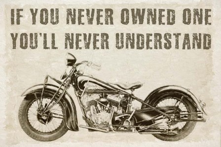 Two Wheels Indian 2 by Cora Niele art print