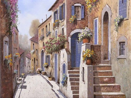 La Strada al Sole by Guido Borelli art print