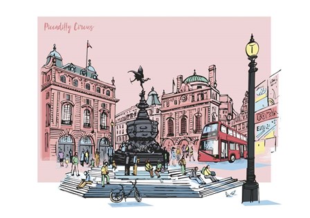 Piccadilly Circus by Jill White art print