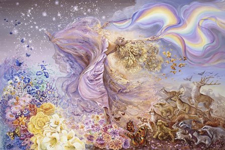 Rainbow Girl 2261 by Josephine Wall art print