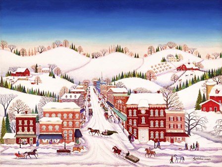 Winter In New Jersey by Kathy Jakobsen art print