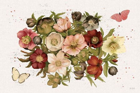 Vintage Petals IV by Katie Pertiet art print