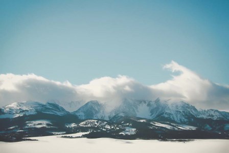 Bridger Mountain Cloud Cover by Annie Bailey Art art print