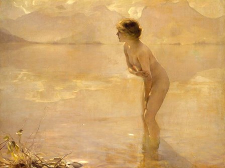 September Morn by Paul Chabas art print