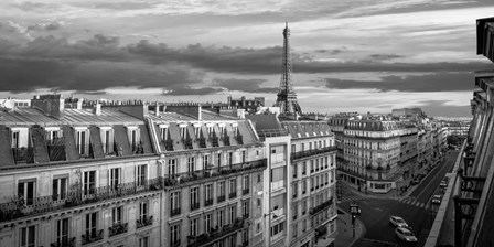 Morning in Paris (BW) by Pangea Images art print