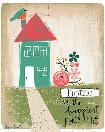 Happiest Home by Katie Doucette art print
