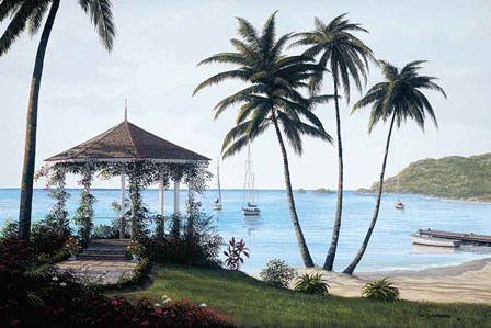 Caribbean Dreams by Bill Saunders art print