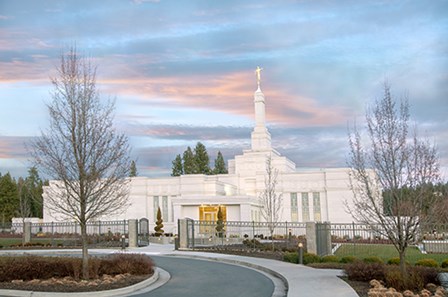 Spokane Temple by Ramona Murdock art print