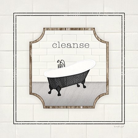 Bath Cleanse by Jennifer Pugh art print