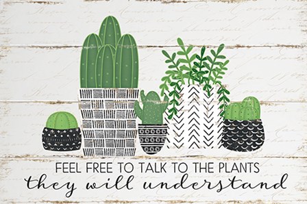 Talk to the Plants by Jennifer Pugh art print