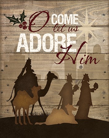 Let Us Adore Him by Jennifer Pugh art print