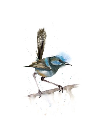 Perched Bird III by Olga Shefranov art print