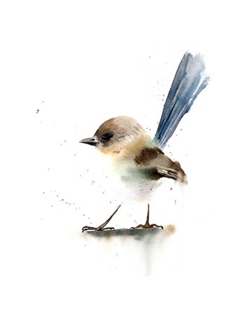 Perched Bird IV by Olga Shefranov art print