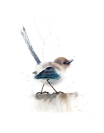 Perched Bird V by Olga Shefranov art print
