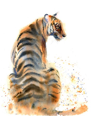 Tiger Tail by Olga Shefranov art print