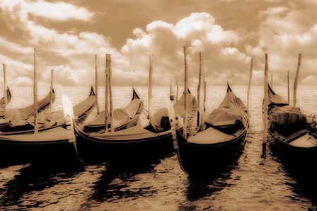 Venice Gondolas by Jamie Cook art print