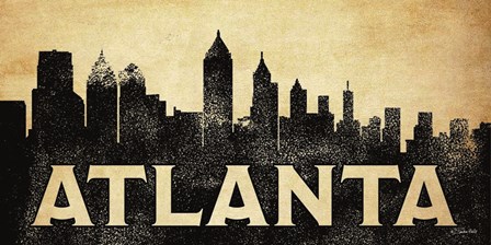 Atlanta Skyline by Susan Ball art print