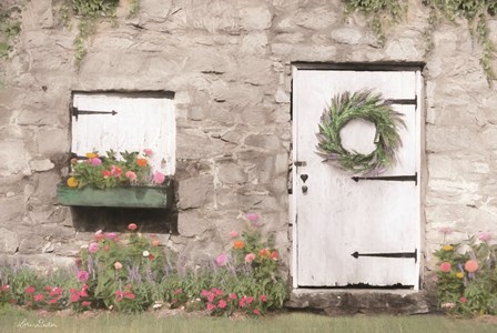 Old Stone Cottage by Lori Deiter art print